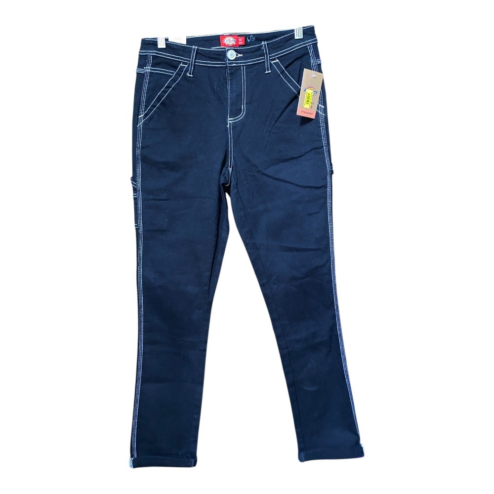 NWT Carpenter Pants Dickies Juniors 3/26 Black Relaxed Fit Brand‎ New